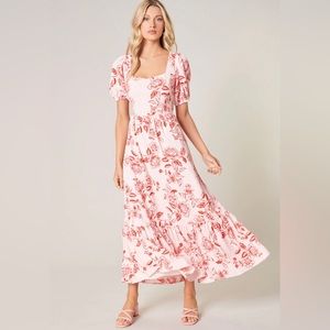 Pink & Red Maxi Sugarlips Dress